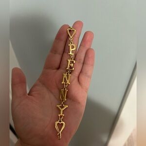 Gold Tone “Penny” Bracelet